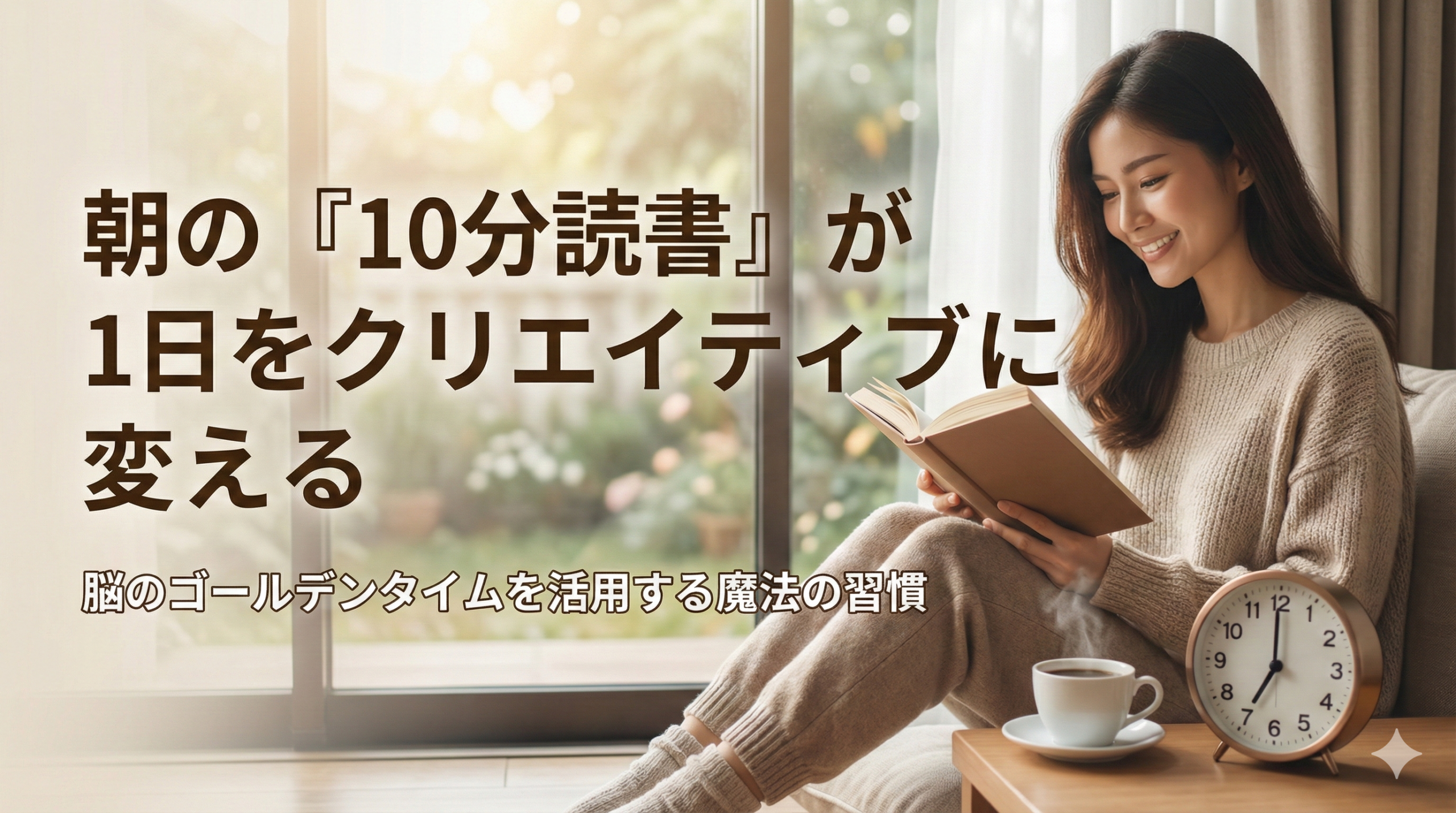 朝の「10分読書」が1日をクリエイティブに変える